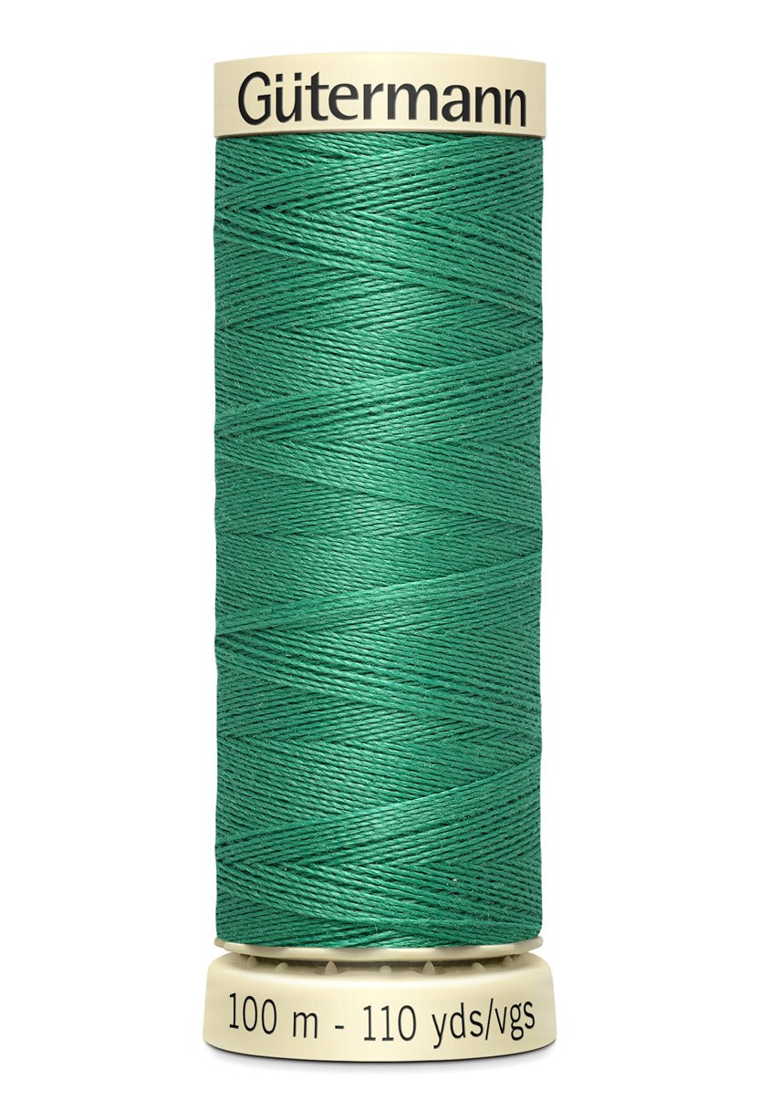 Gutermann Sew-All thread, 100m, green polyester sewing thread.