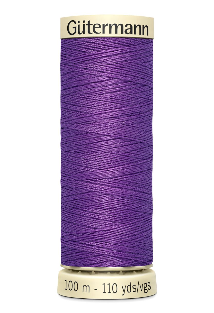 Gütermann Sew-All thread, 100% polyester, 100m spool, purple.
