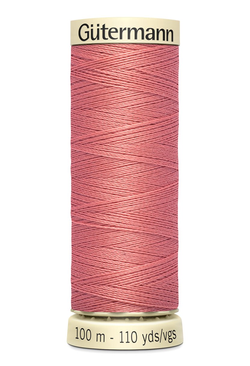 Gütermann Sew-All thread, 100m spool, pink polyester.