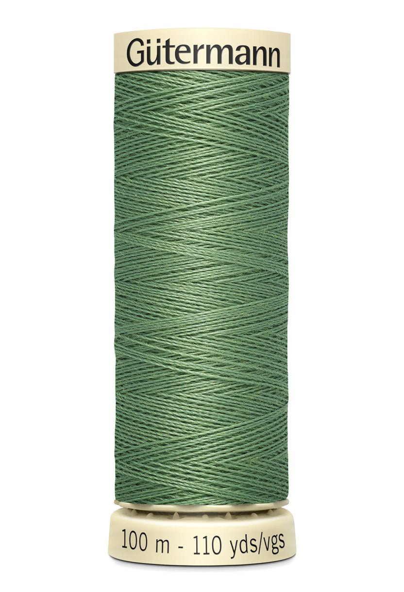 Gutermann Sew-All thread in green, 100m.