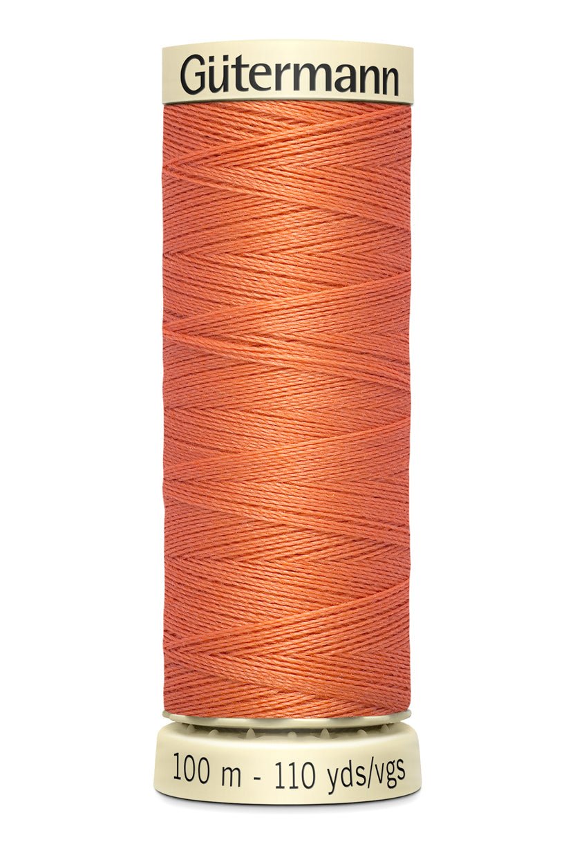 Gütermann Sew-All thread, 100% polyester, 100m spool in coral.