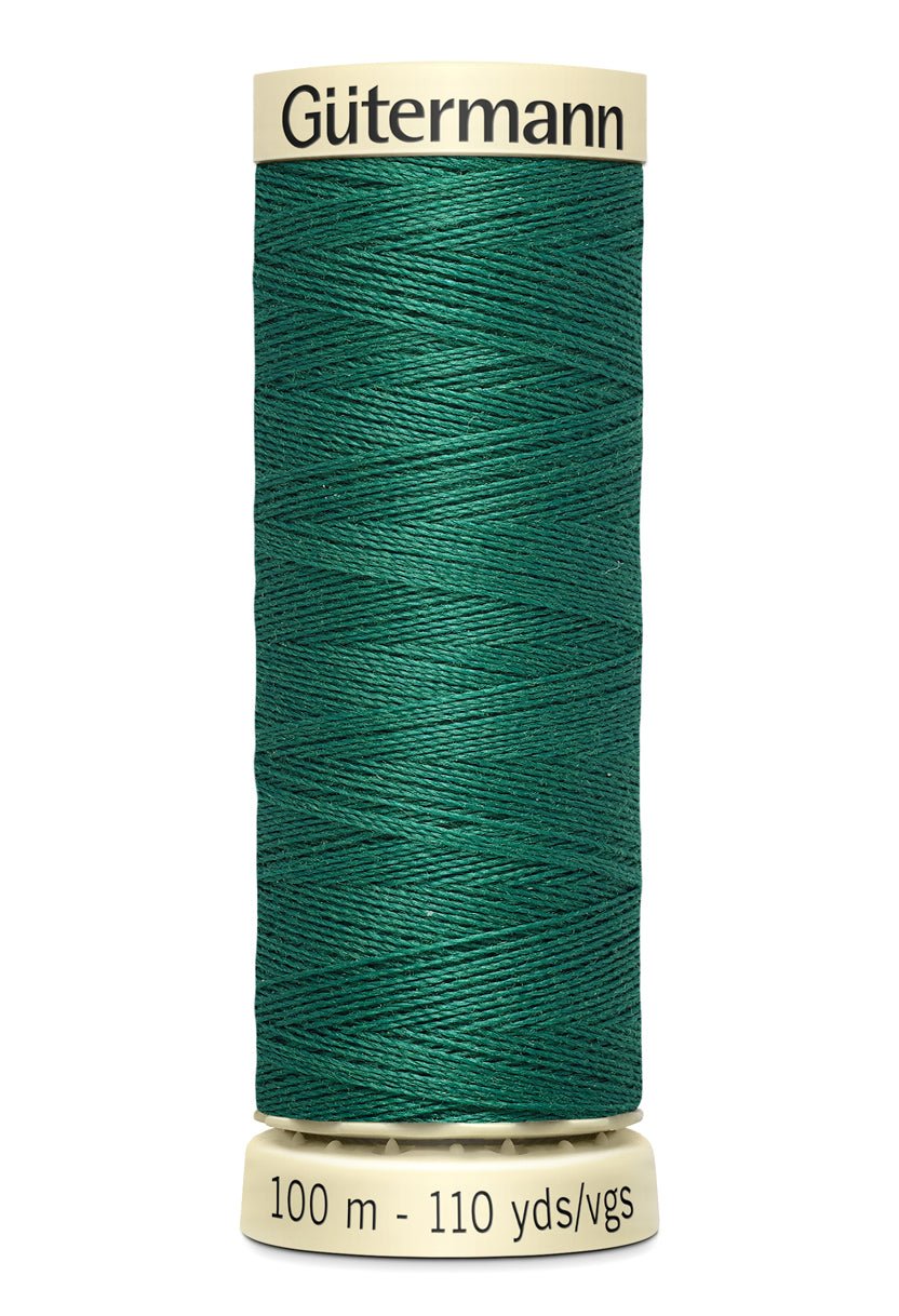 Gutermann Sew-All thread, 100m, green polyester.