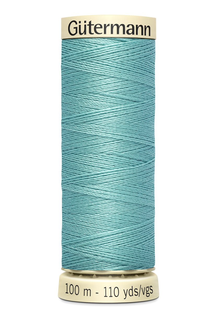 Gutermann Sew-All thread, 100% polyester, 100m, teal color.
