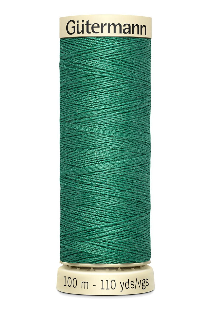 Gutermann Sew-All thread, 100m, green polyester.