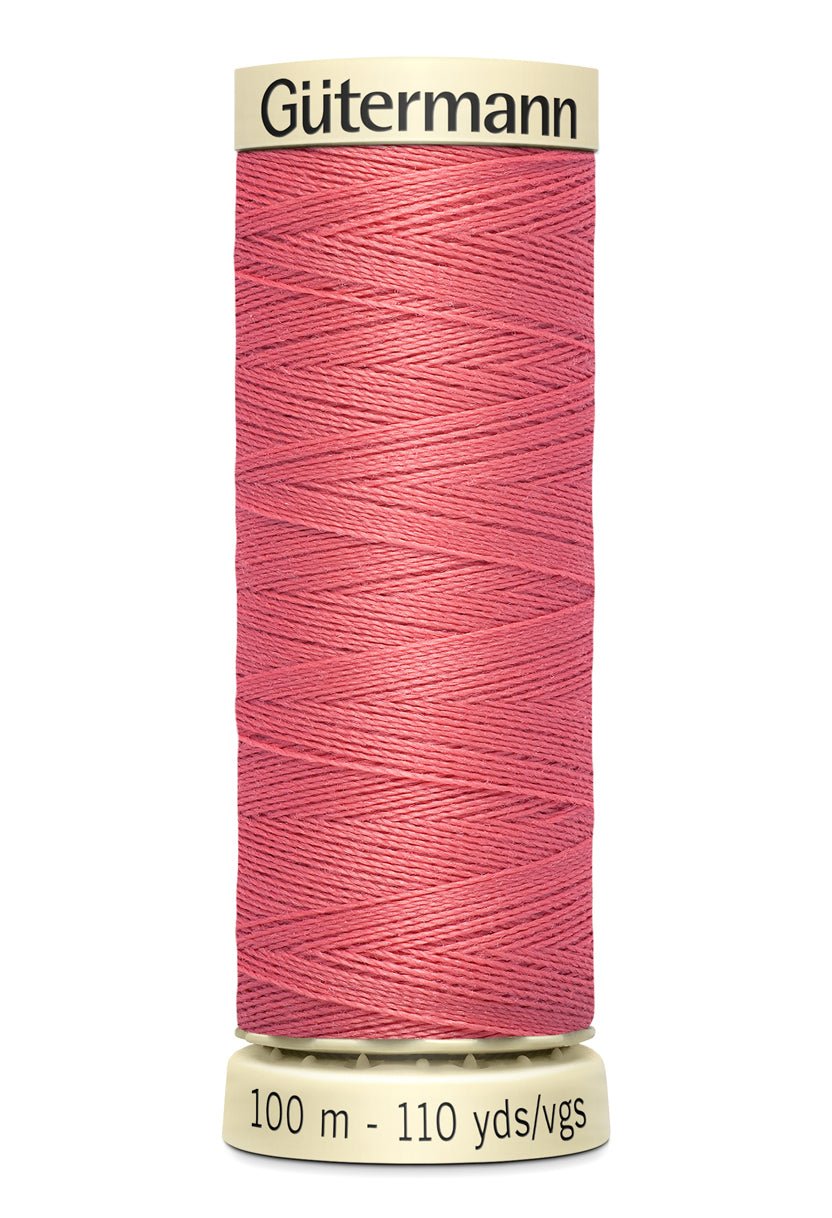 Gütermann Sew-All thread, 100m spool, pink polyester.