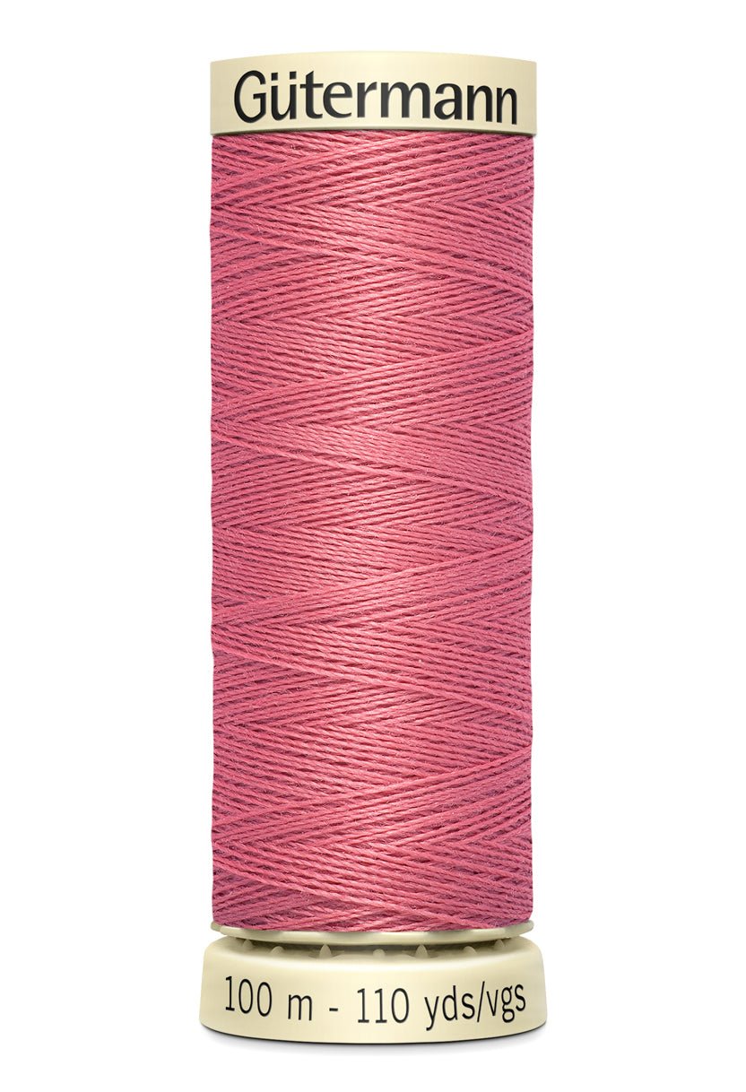 Gütermann Sew-All thread, 100m spool, pink polyester.