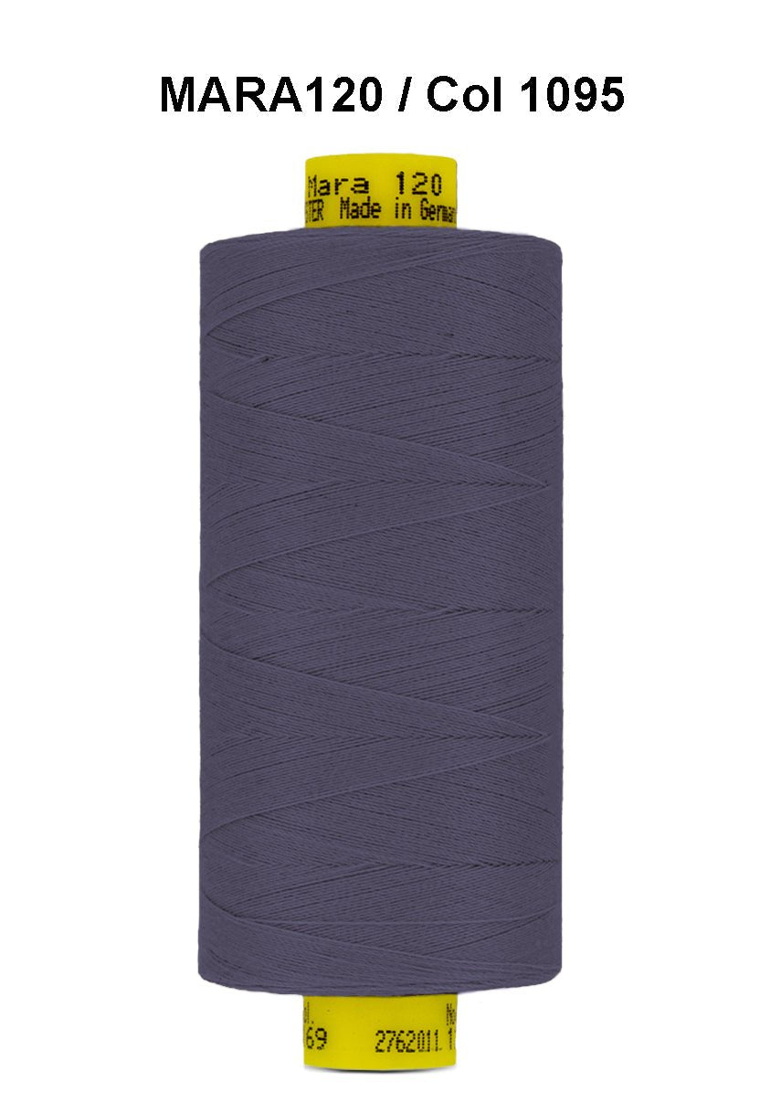 Gutermann Mara 120 thread, color 1095, on a 1000m spool.