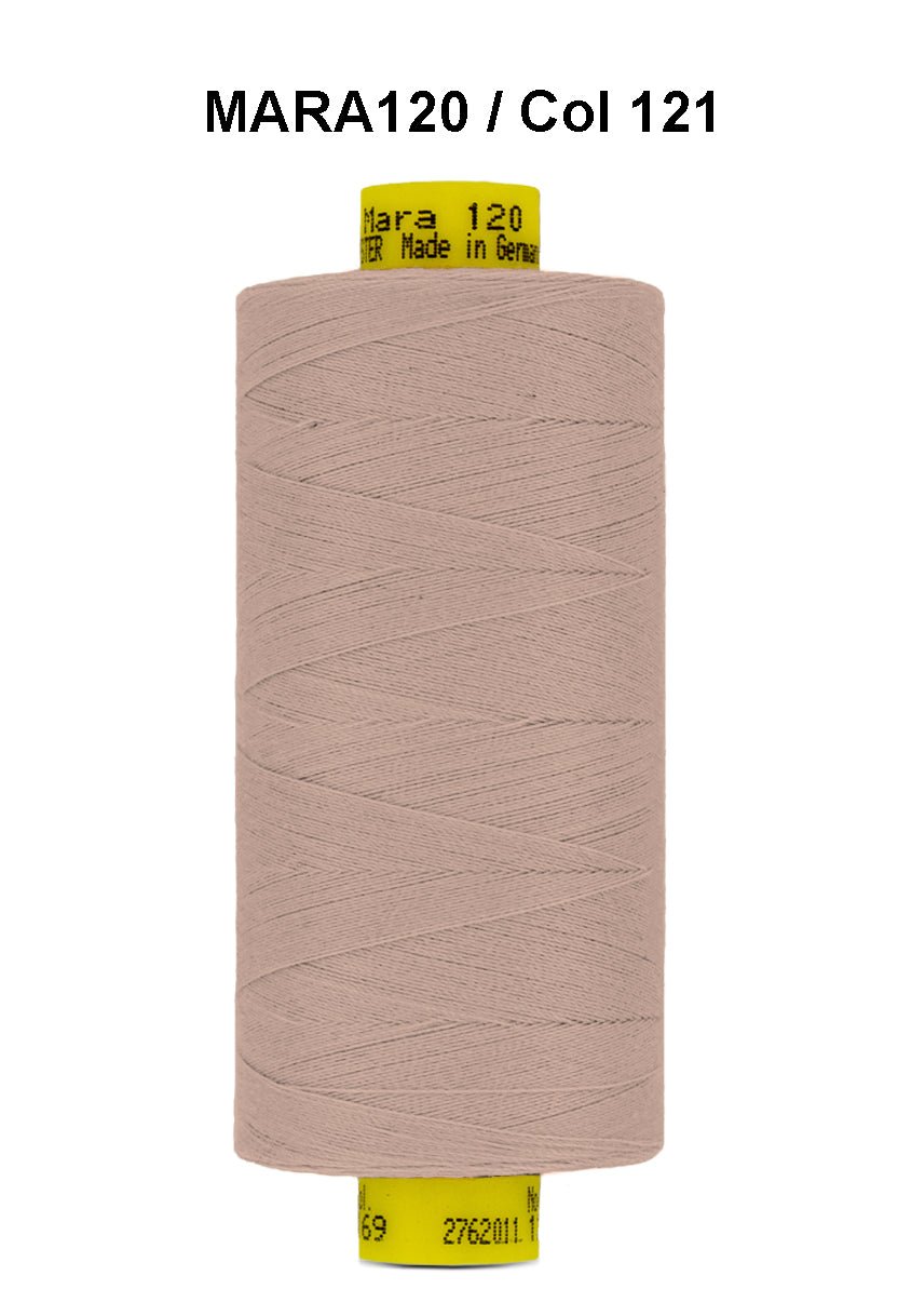 Gutermann Mara 120 thread, color 121, on a 1000m spool.