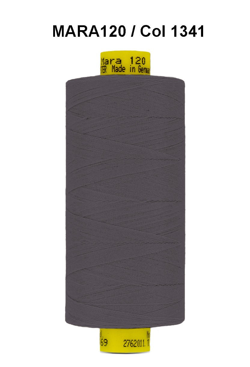 Gutermann Mara 120 thread, color 1341, on a 1000m spool.