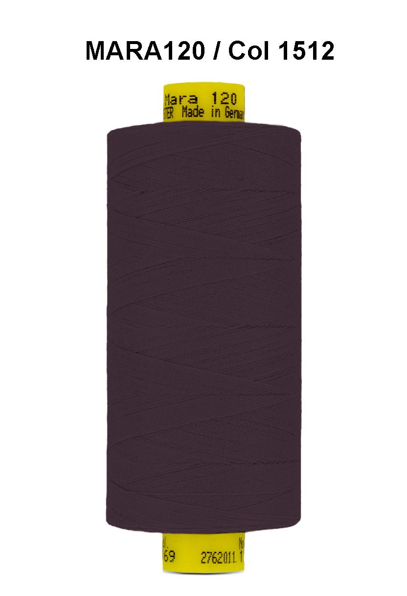 Gutermann Mara 120 thread, color 1512, on a spool.