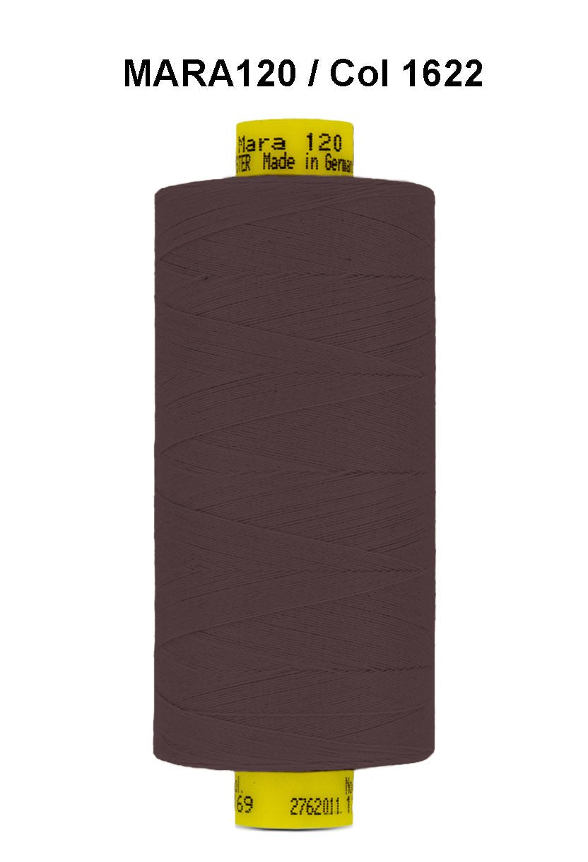 Gutermann Mara 120 thread, color 1622, on a 1000m spool.