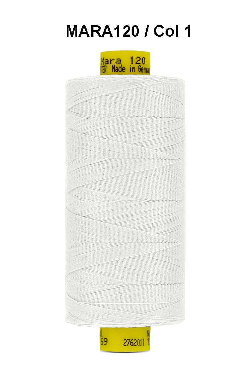 Gütermann Industrial Mara 120 Thread - SHADE CARD 1 & 2 - Galedi Pins