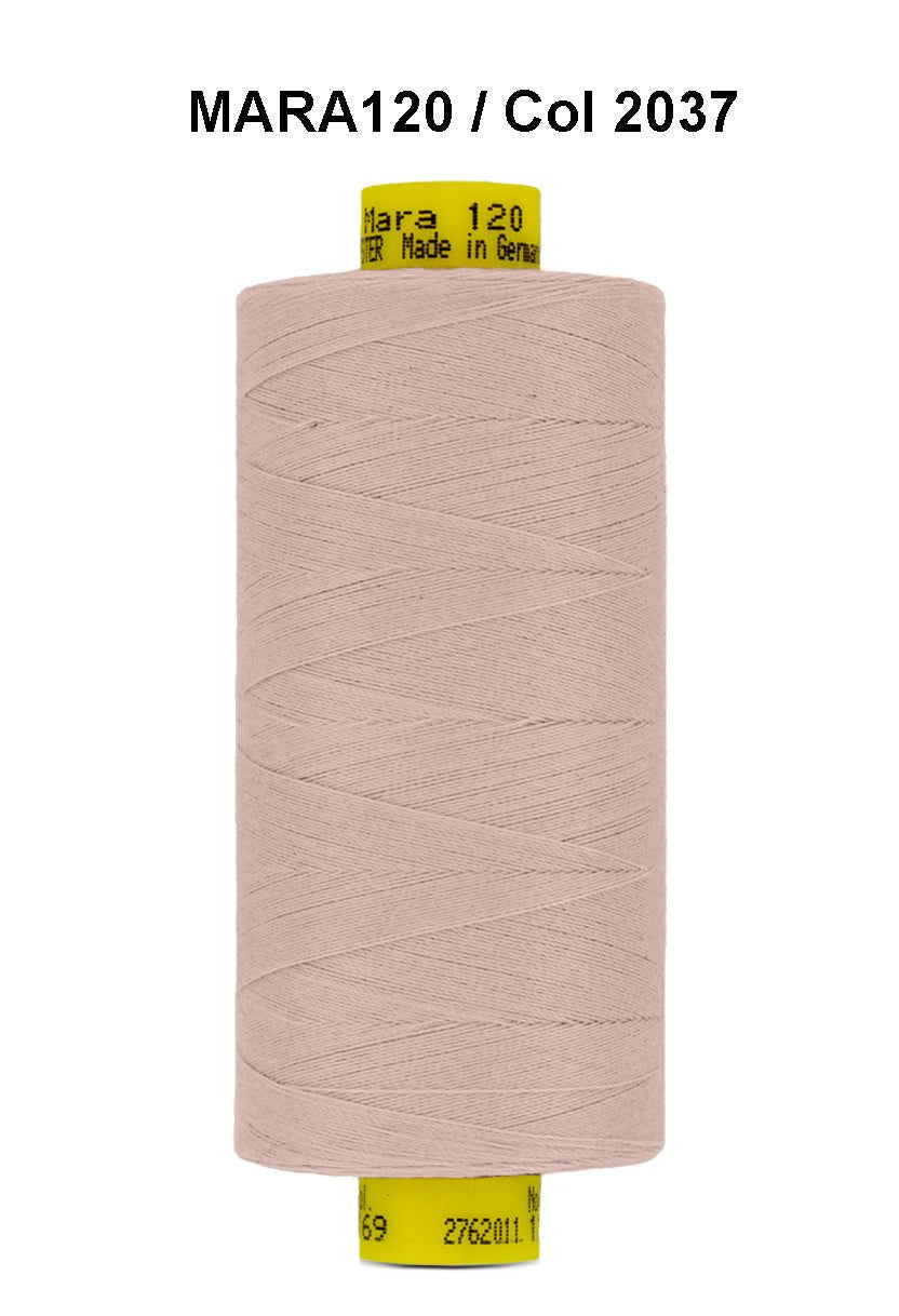 Gutermann Mara 120 thread, color 2037, on a 1000m spool.