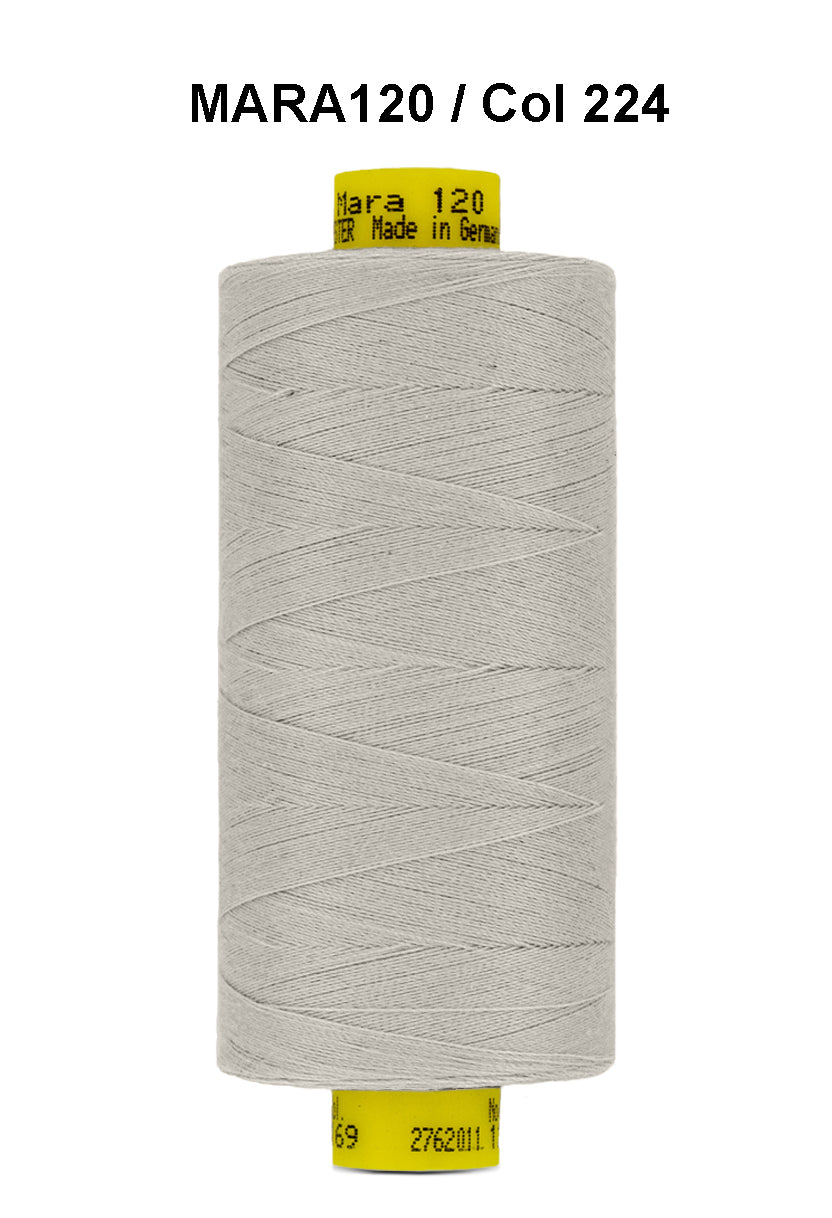 Gutermann Mara 120 thread, color 224, on a spool.