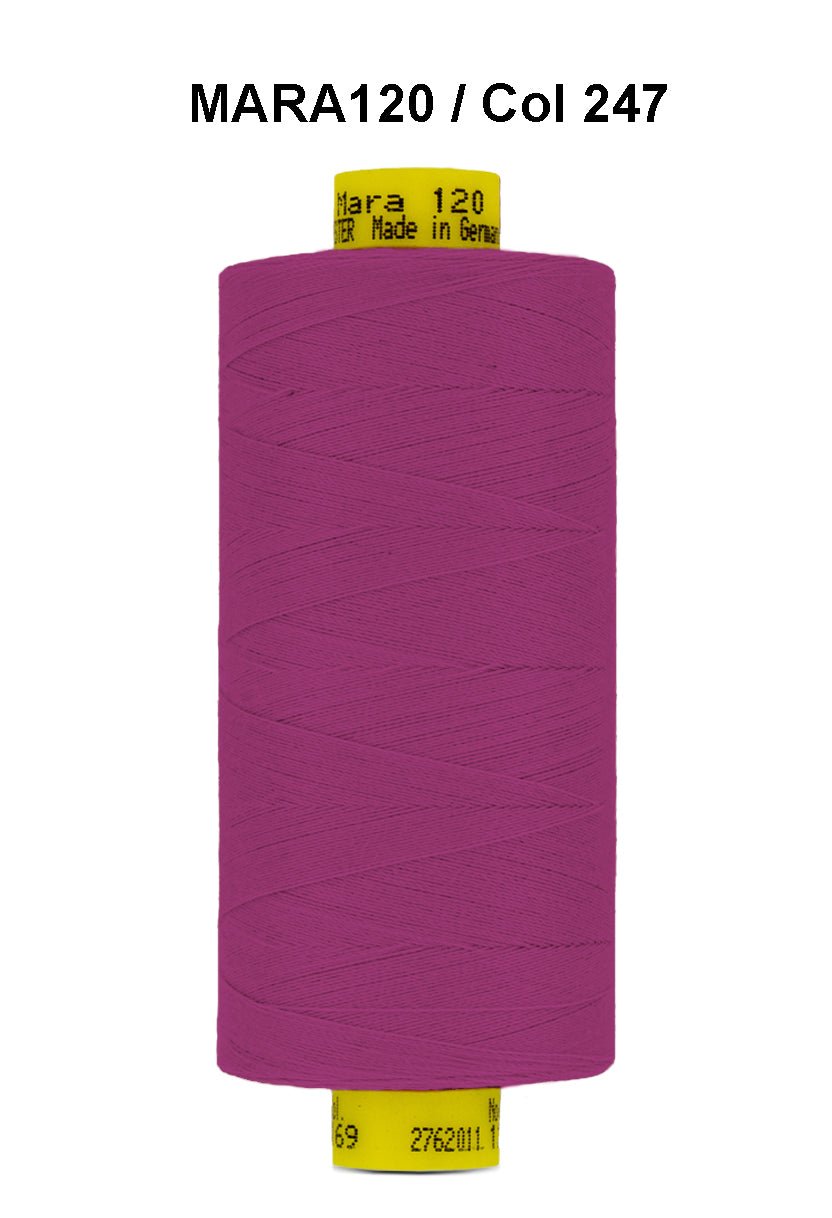 Gutermann Mara 120 thread, color 247, on a 1000m spool.