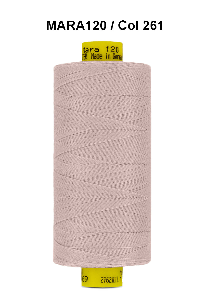 Gutermann Mara 120 thread, color 261, on a 1000m spool.