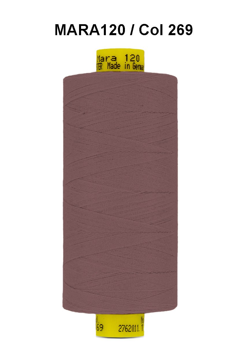 Gutermann Mara 120 thread, color 269, on a 1000m spool.