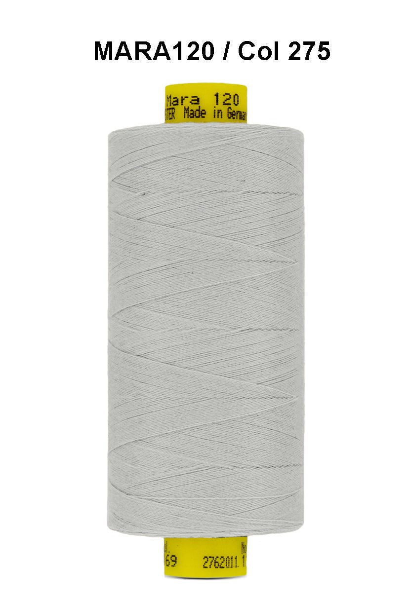 Gutermann Mara 120 thread, color 275, on a spool.