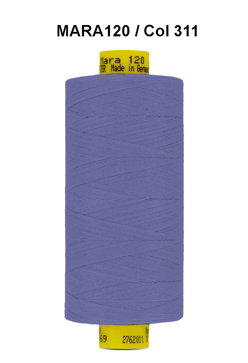Gutermann Mara 120 thread in color 311 on a spool.
