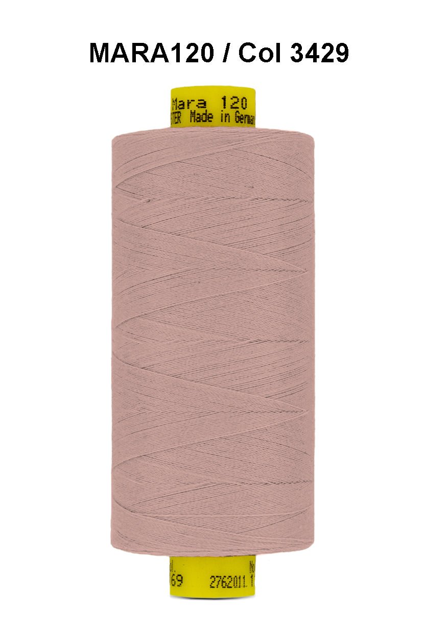 Gutermann Mara 120 thread, color 3429, on a 1000m spool.