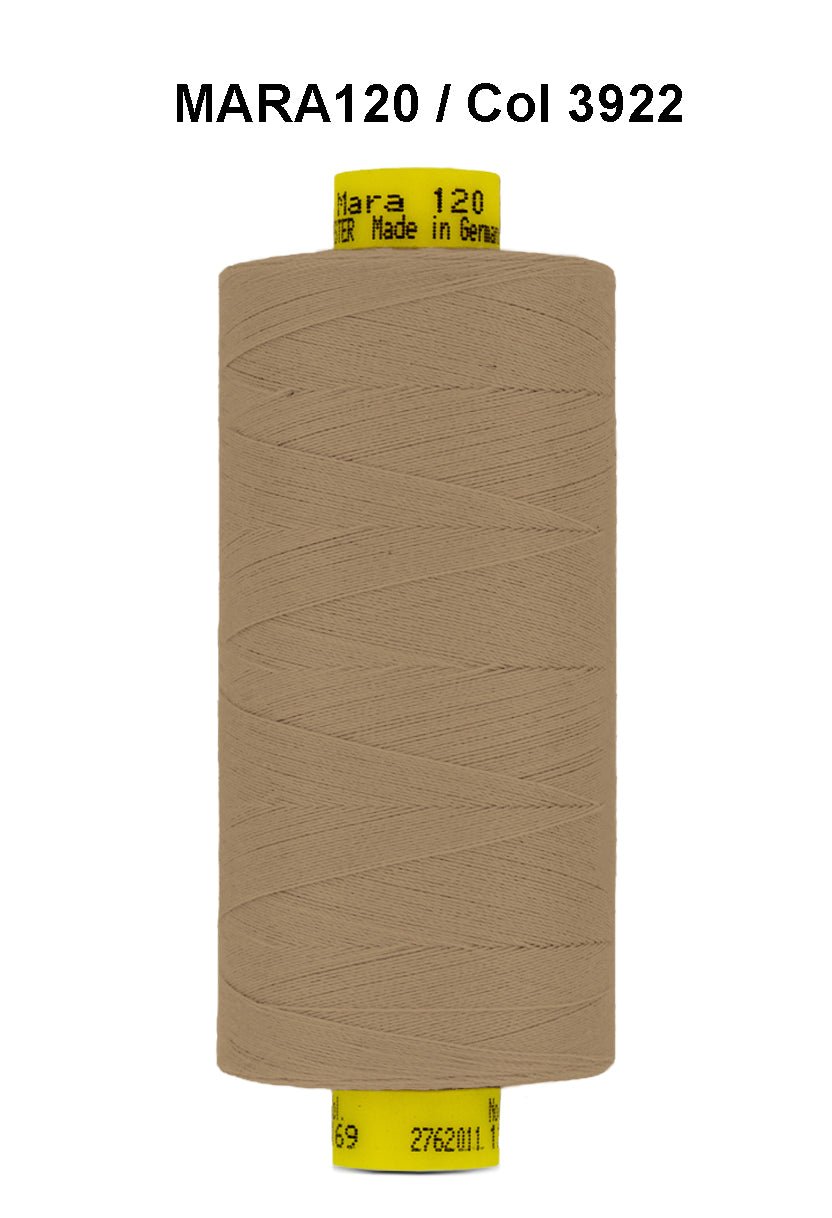 Gutermann Mara 120 thread, color 3922, on a 1000m spool.