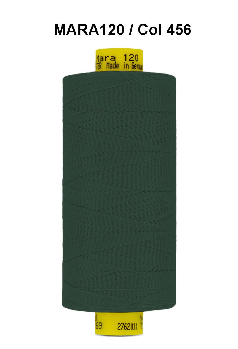 Gutermann Mara 120 thread, color 456, on a 1000m spool.