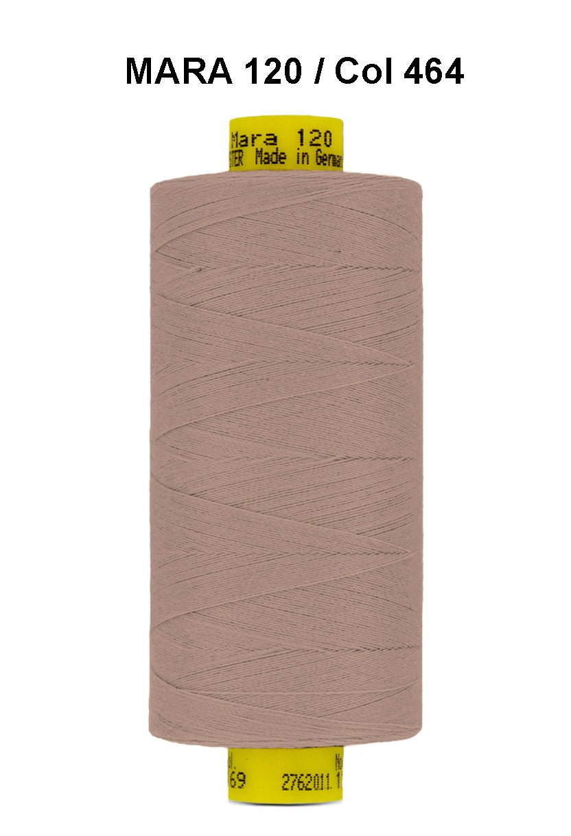 Gutermann Mara 120 thread, color 464, on a spool.