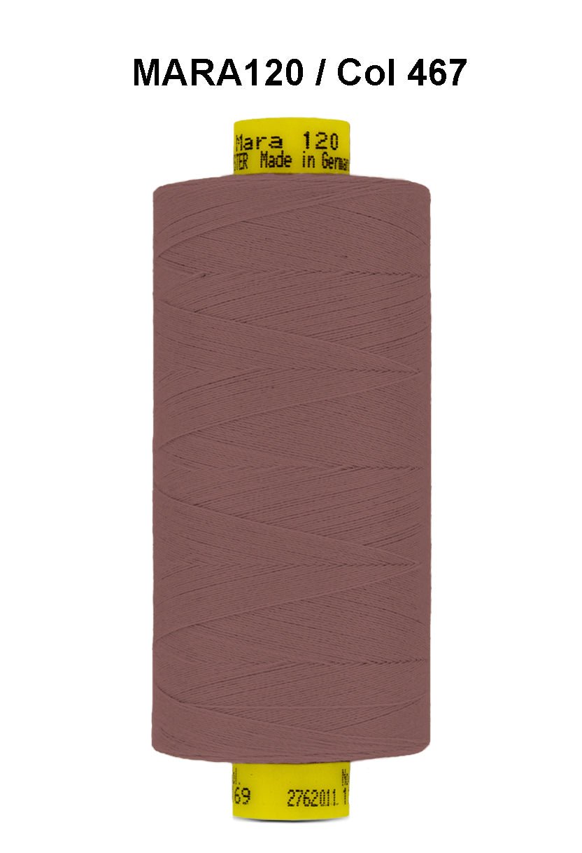 Gutermann Mara 120 thread, color 467, on a 1000m spool.