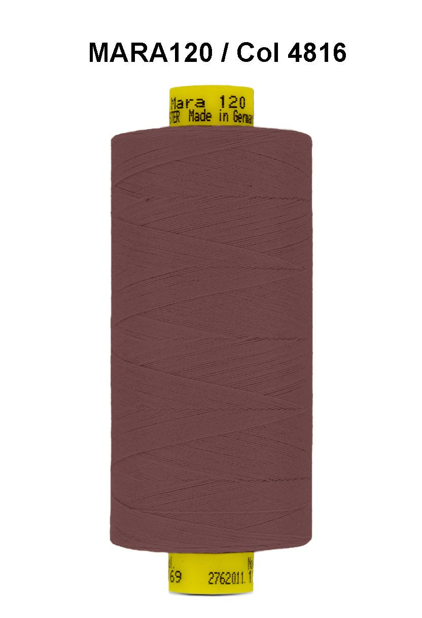 Gutermann Mara 120 thread, color 4816, on a 1000m spool.