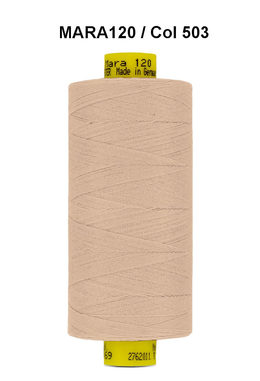Gutermann Mara 120 thread, color 503, on a 1000m spool.