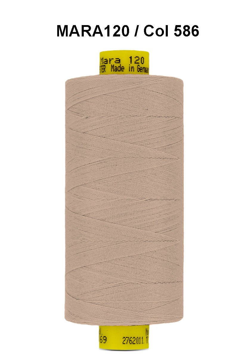 Gutermann Mara 120 thread, color 586, on a 1000m spool.