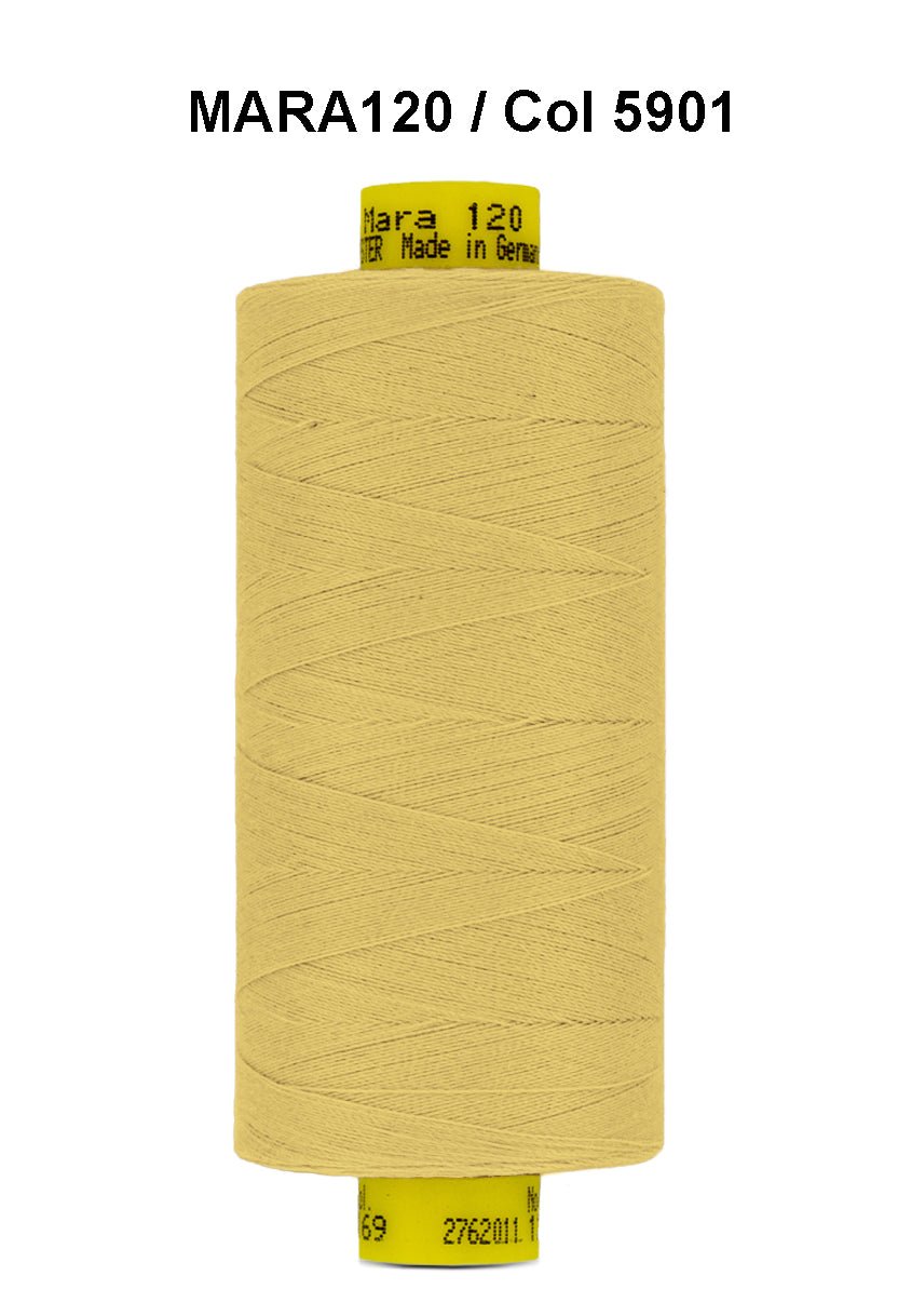 Gütermann Industrial Mara 120 Thread - SHADE CARD 25 to 28 - Galedi Pins