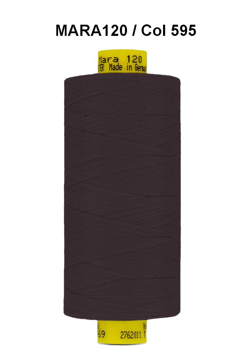 Gutermann Mara 120 thread, color 595, on a 1000m spool.