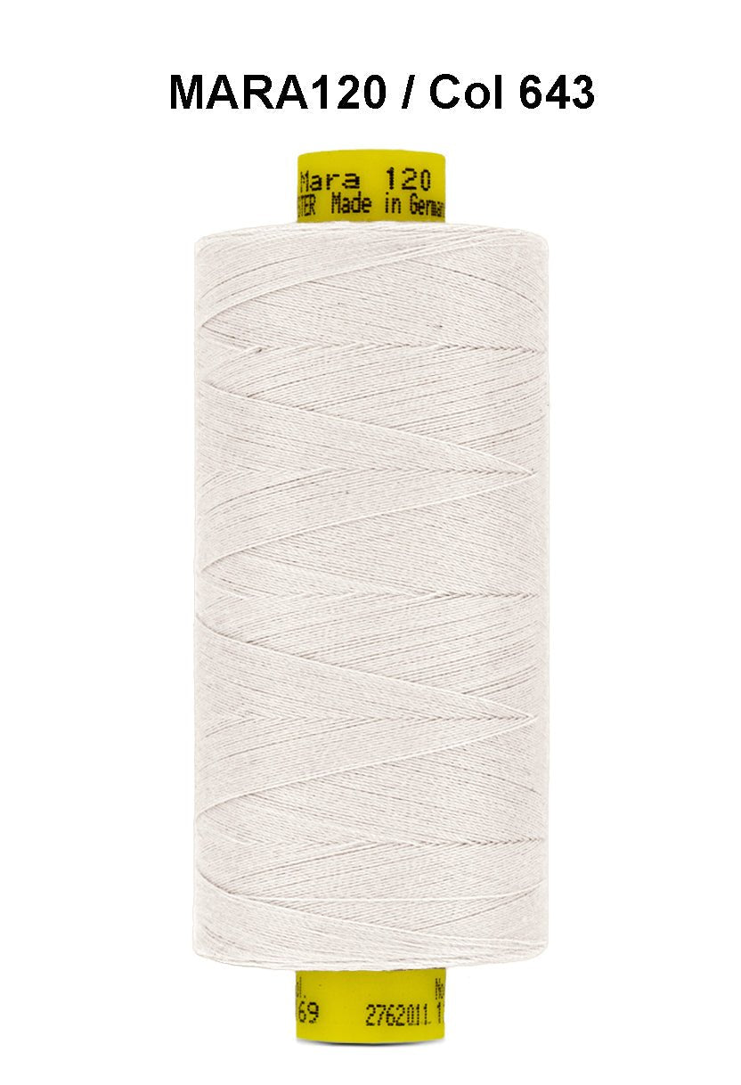 Gütermann Industrial Mara 120 Thread - SHADE CARD 25 to 28 - Galedi Pins