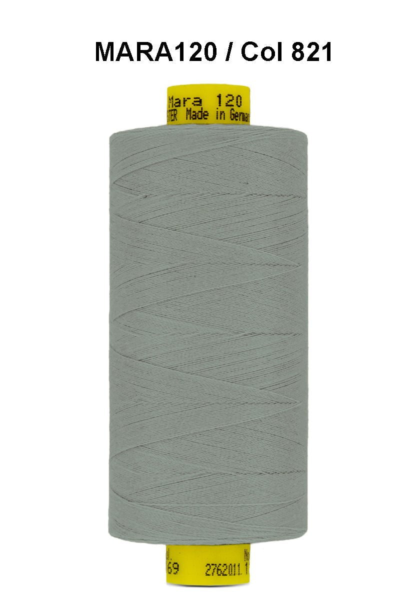 Gutermann Mara 120 thread, color 821, on a 1000m spool.