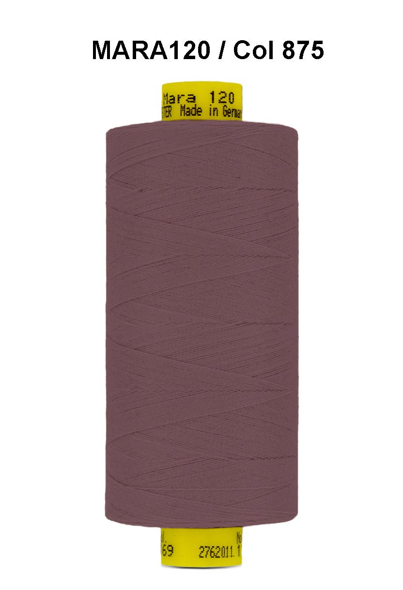 Gutermann Mara 120 thread, color 875, on a 1000m spool.