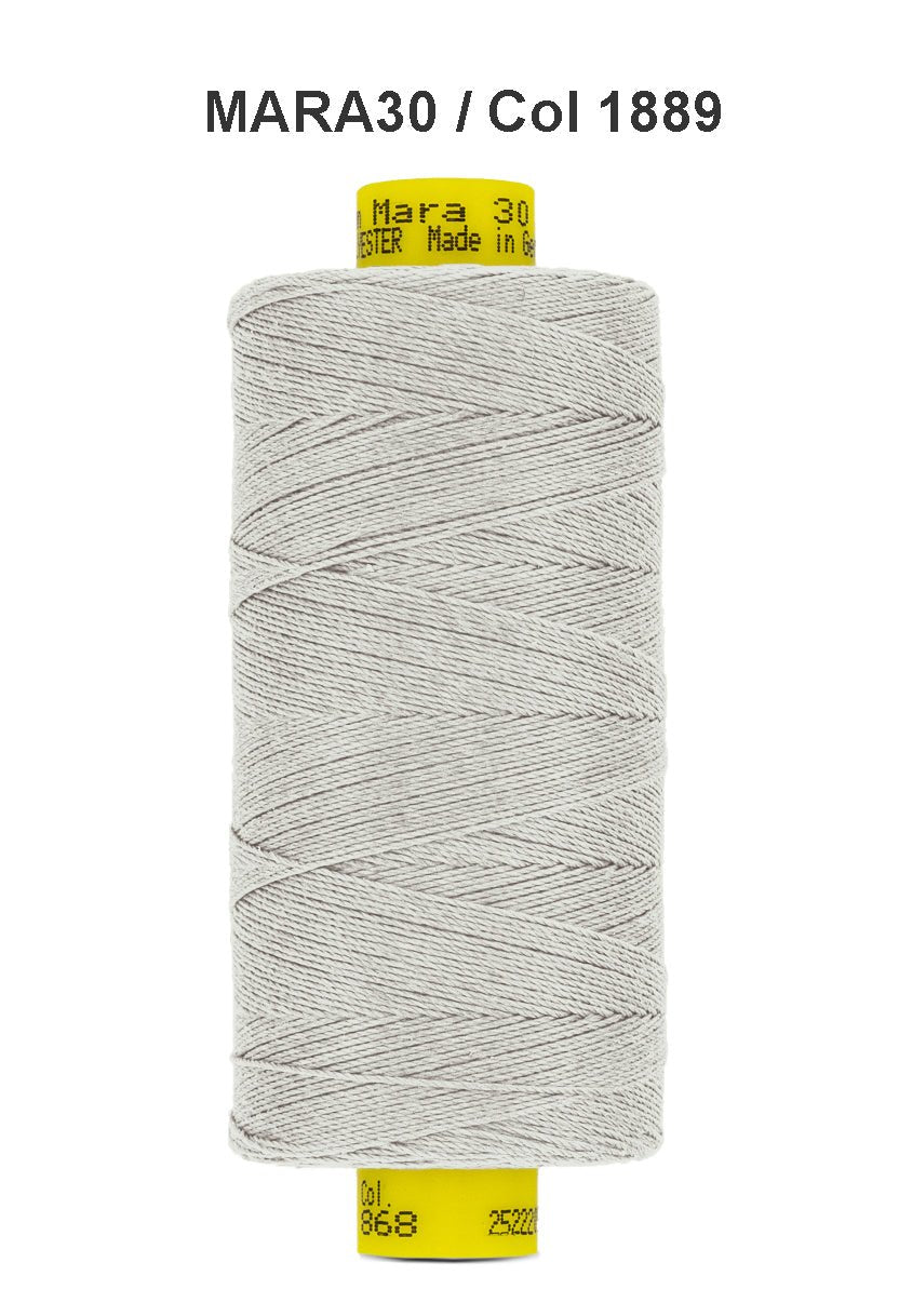 Gutermann Mara 30 polyester thread, color 1889, on a 300m spool.