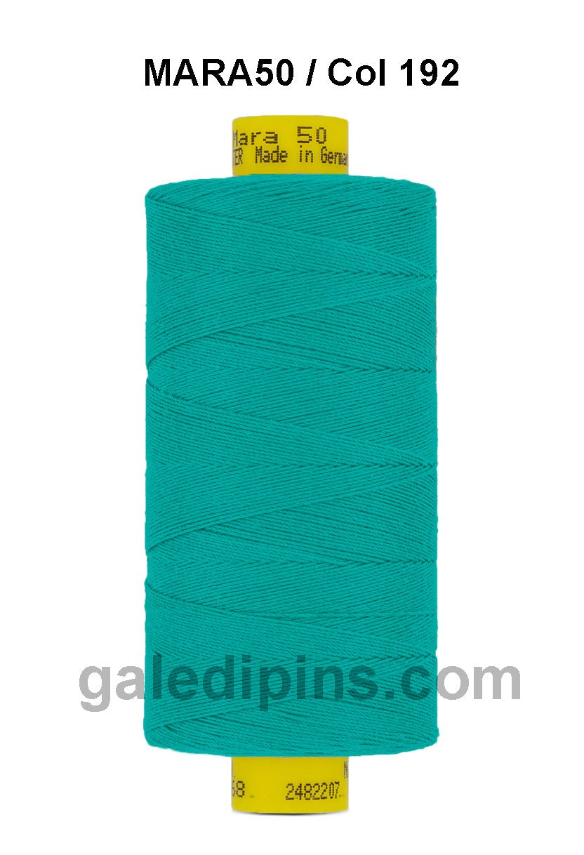 Gütermann Industrial Mara 50 Thread - SHADE CARD 9, 10 & 11 - Galedi Pins