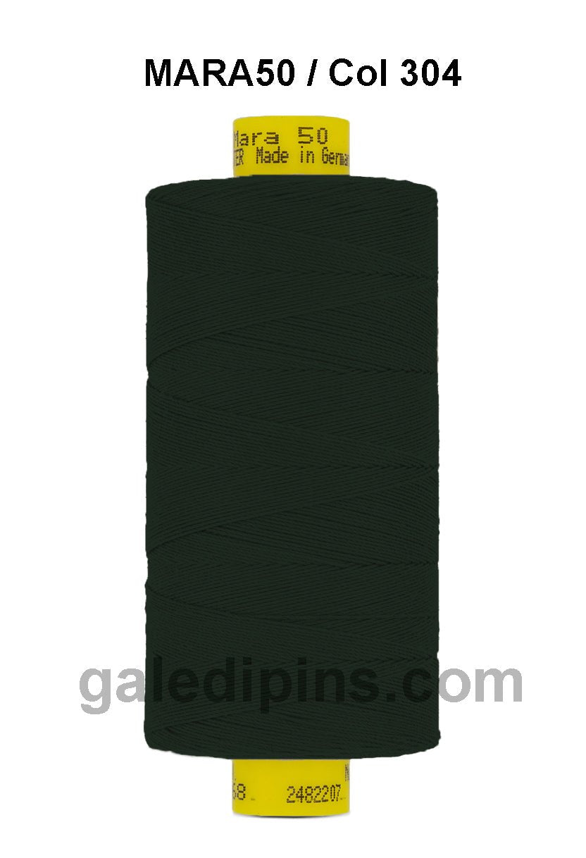 Gutermann Mara 50 thread, dark green, 500m spool.