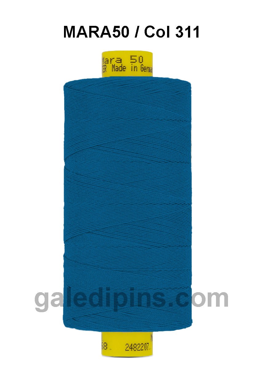 Gutermann Mara 50 thread, color 311, on a spool.