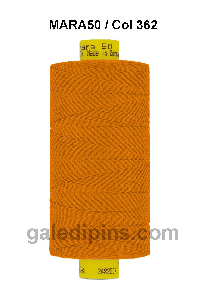 Gütermann Industrial Mara 50 Thread - SHADE CARD 1 & 2 - Galedi Pins