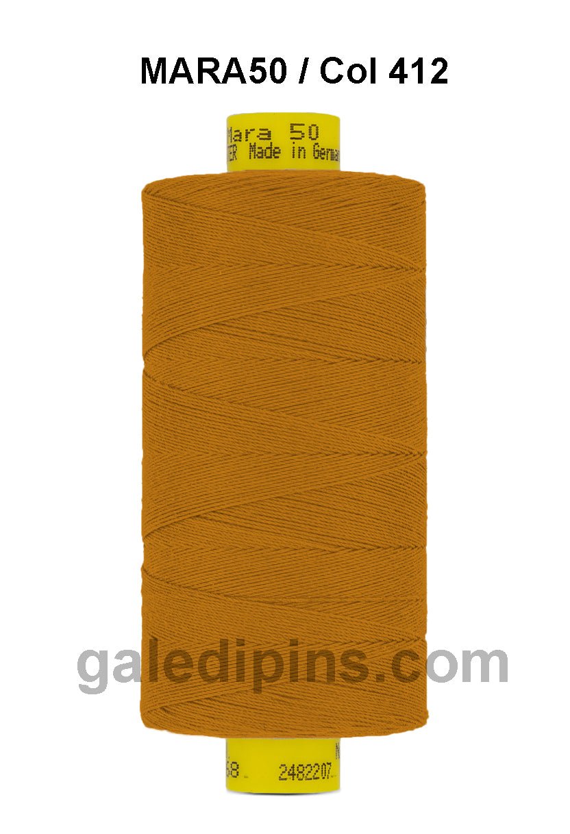 Gütermann Industrial Mara 50 Thread - SHADE CARD 1 & 2 - Galedi Pins