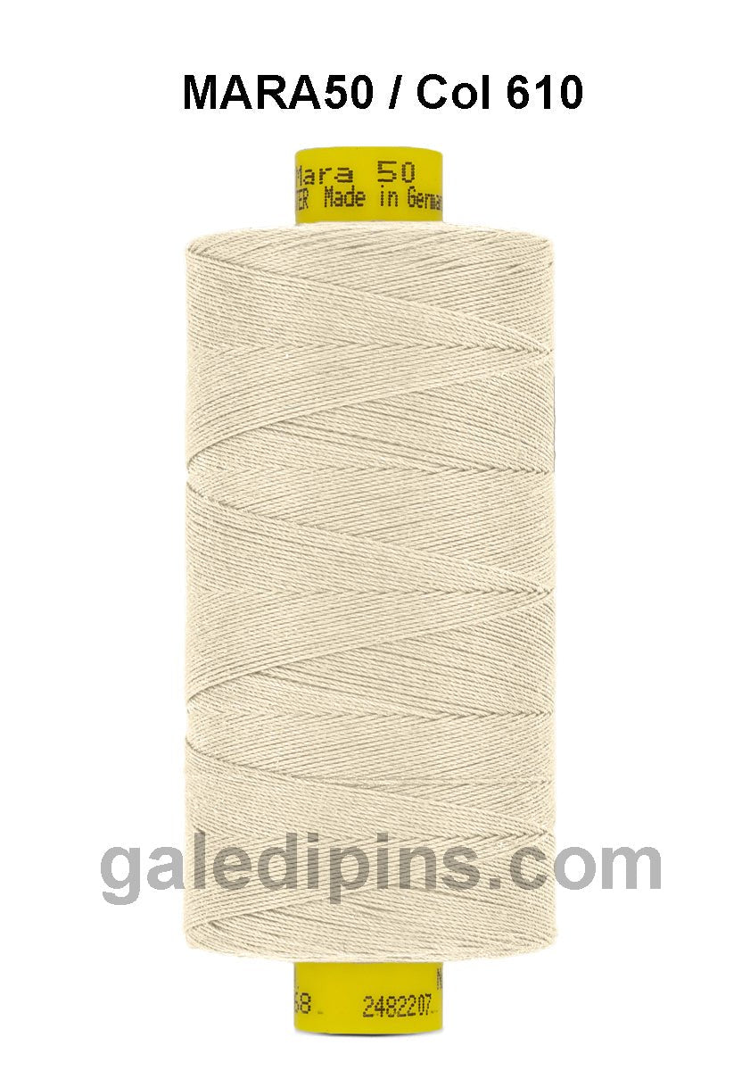 Gütermann Industrial Mara 50 Thread - SHADE CARD 1 & 2 - Galedi Pins