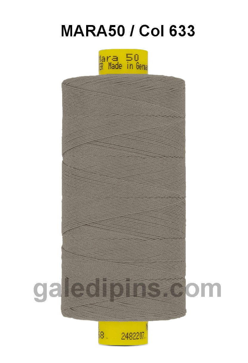 Gütermann Industrial Mara 50 Thread - SHADE CARD 15,16 & 17 - Galedi Pins