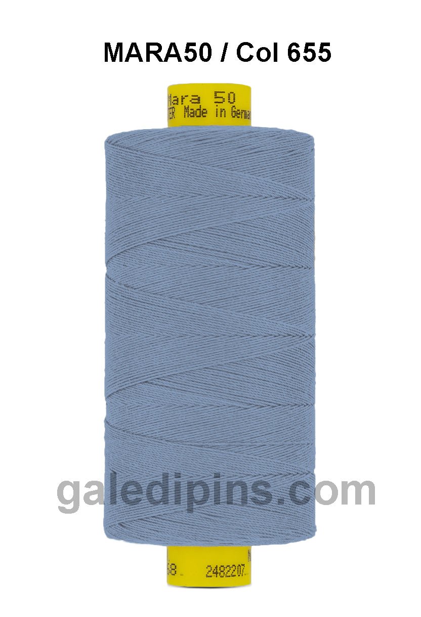Gütermann Industrial Mara 50 Thread - SHADE CARD 9, 10 & 11 - Galedi Pins