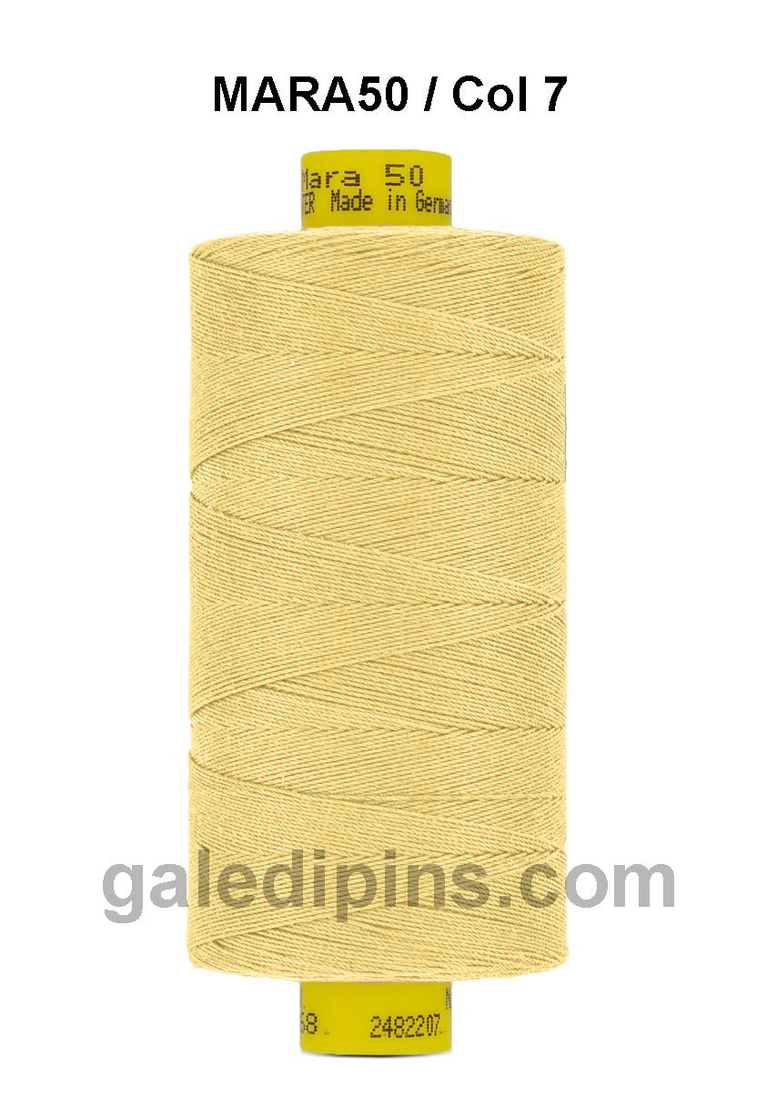 Gütermann Industrial Mara 50 Thread - SHADE CARD 1 & 2 - Galedi Pins