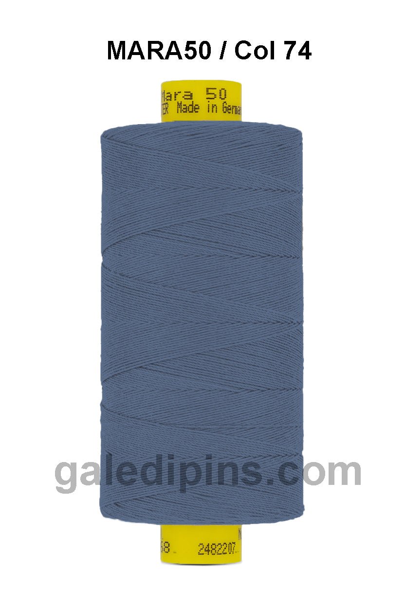 Gütermann Industrial Mara 50 Thread - SHADE CARD 9, 10 & 11 - Galedi Pins