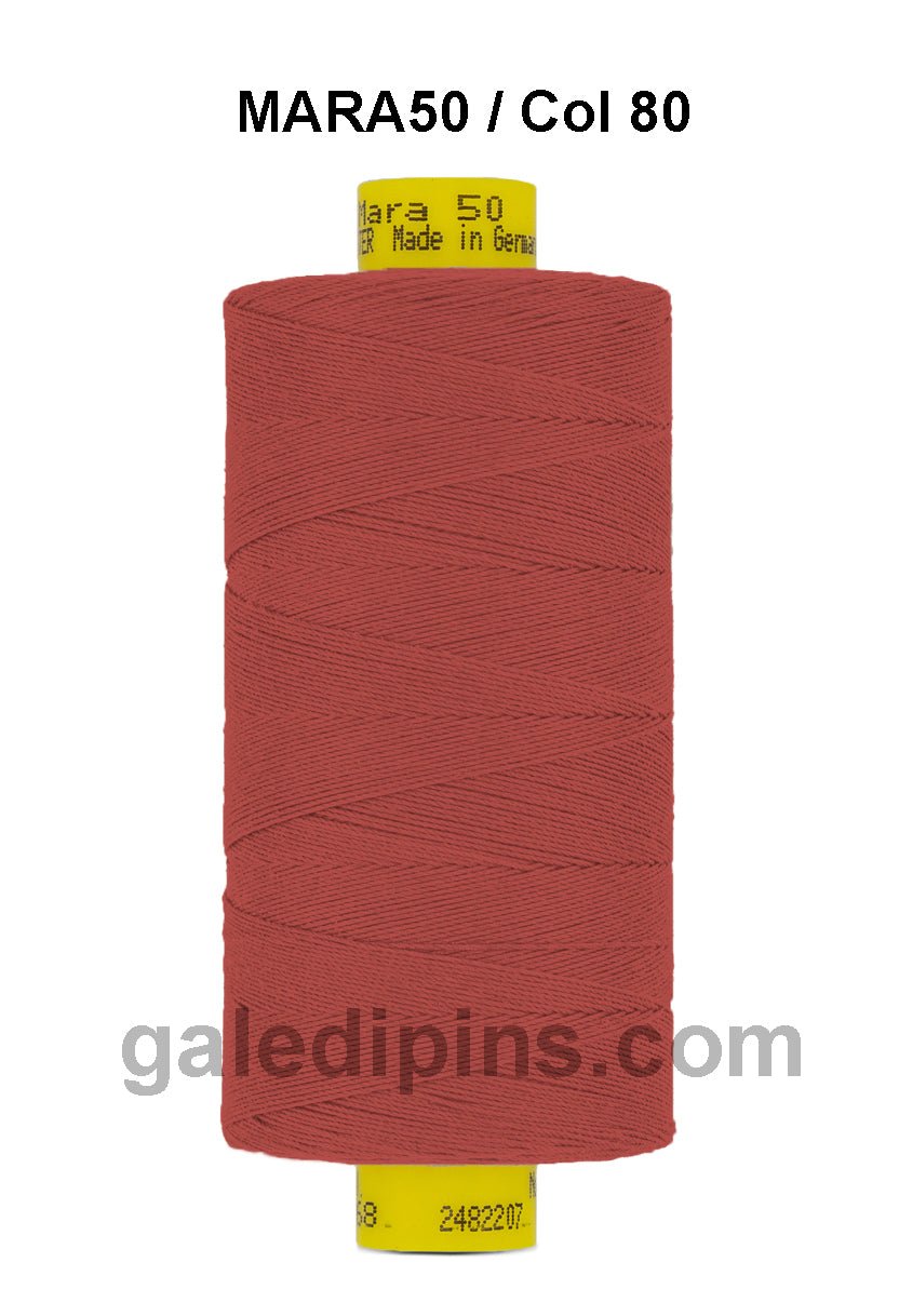 Gütermann Industrial Mara 50 Thread - SHADE CARD 5 & 6 - Galedi Pins
