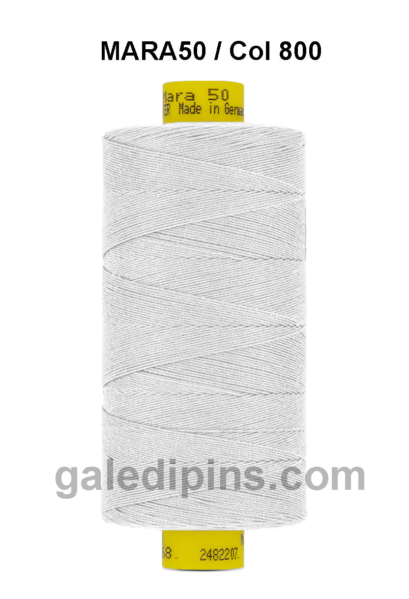 Gütermann Industrial Mara 50 Thread - SHADE CARD 1 & 2 - Galedi Pins