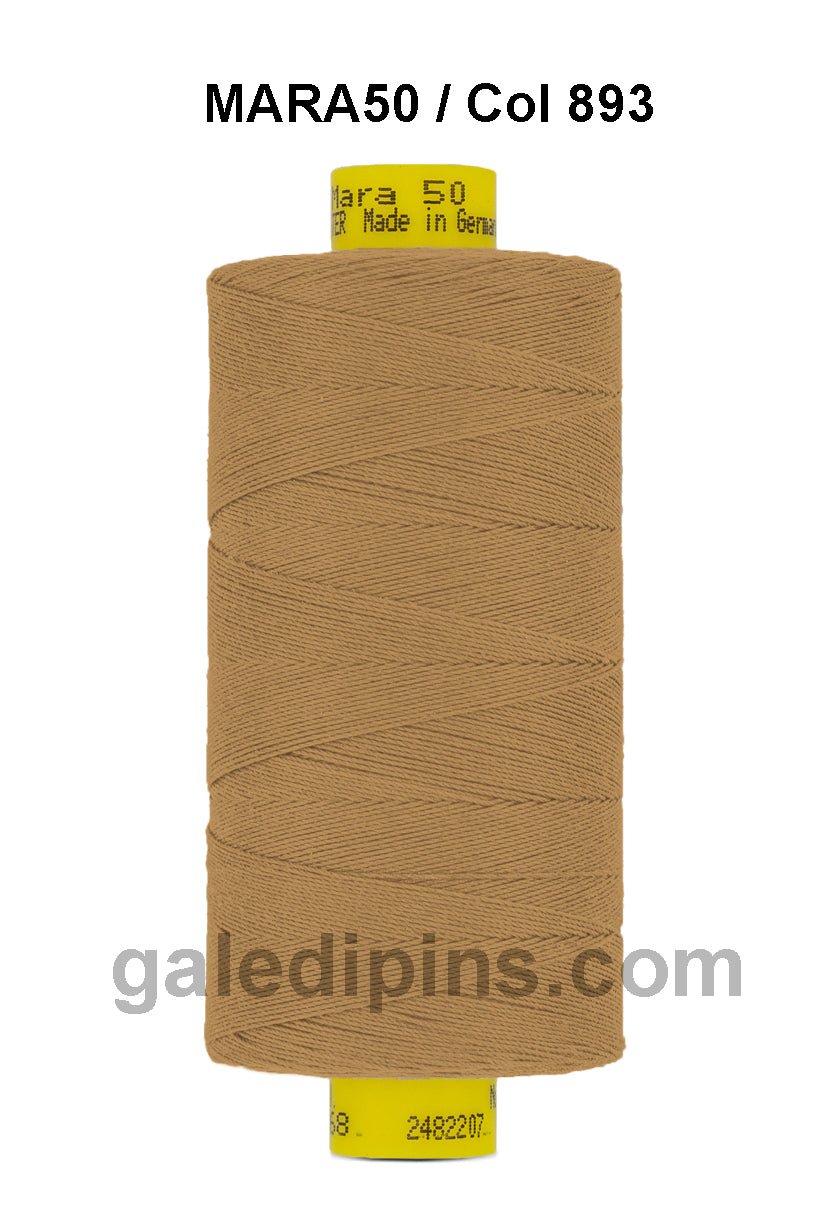 Gütermann Industrial Mara 50 Thread - SHADE CARD 1 & 2 - Galedi Pins
